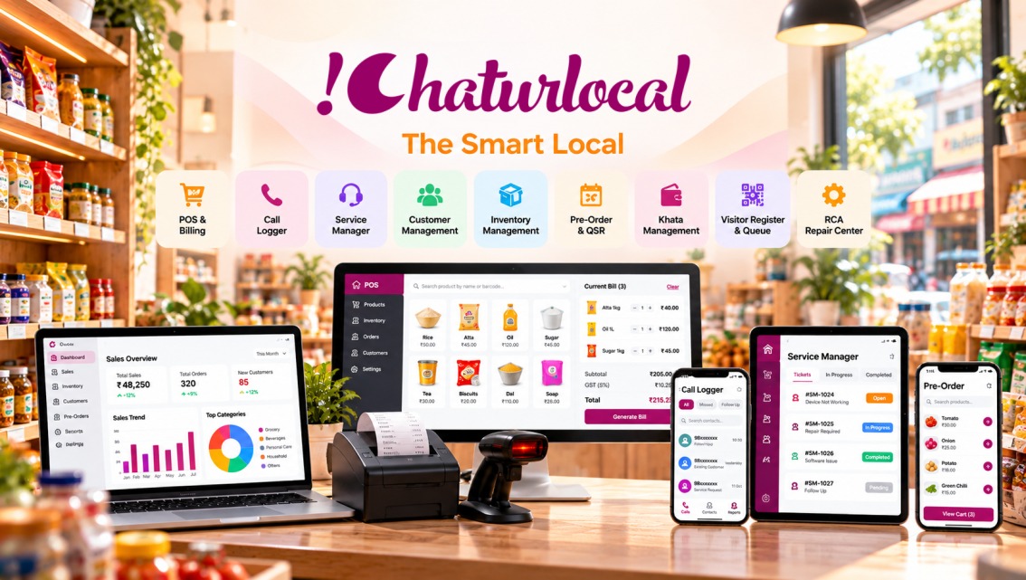 Local shop and mobile online store