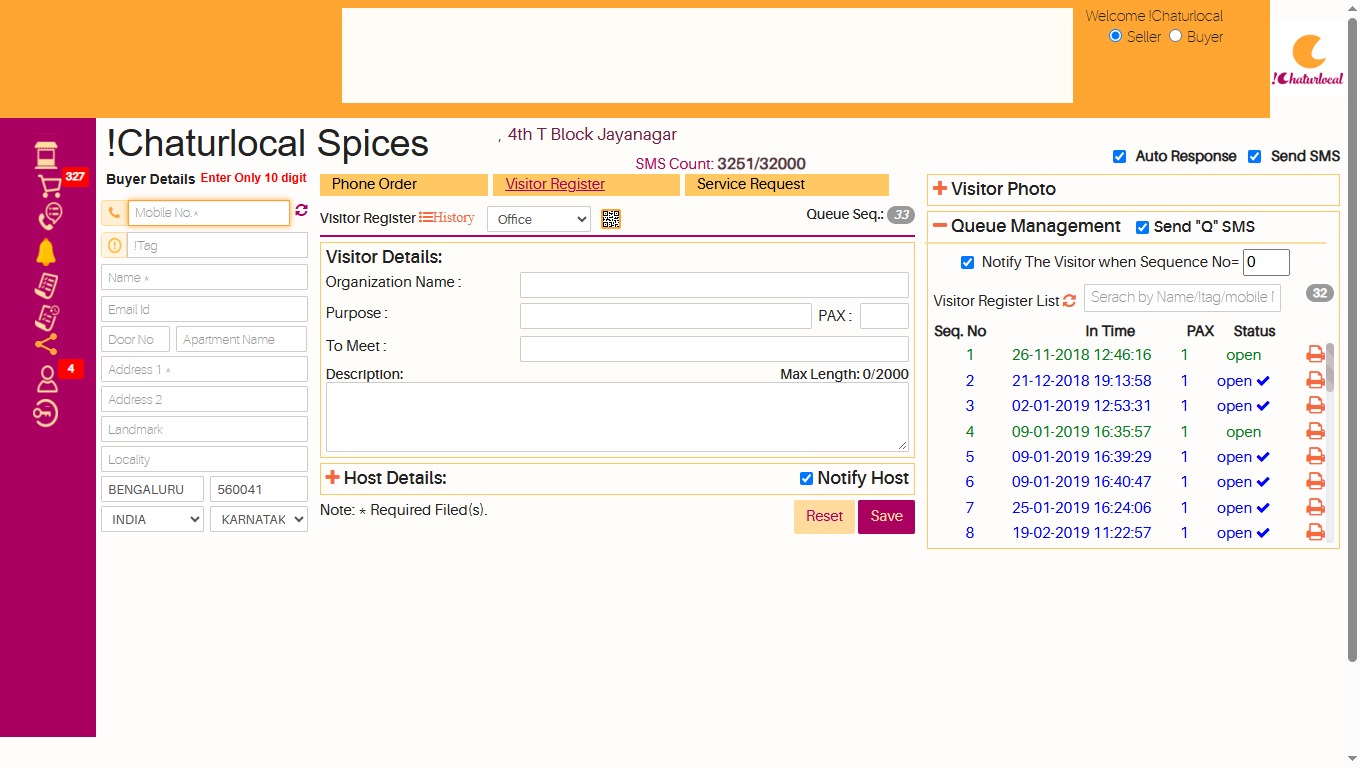 !Chaturlocal Queue Management System