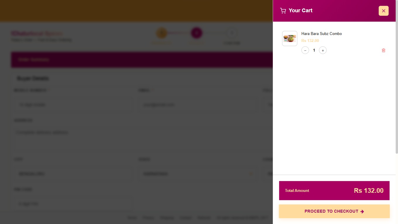 !Chaturlocal Pre-Order Management